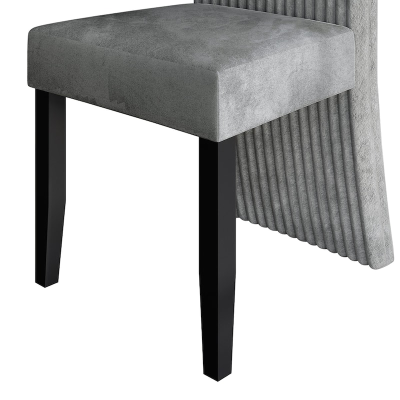 CraftPorch Corduroy Mid-Century Modern 5 Piece Dining Set