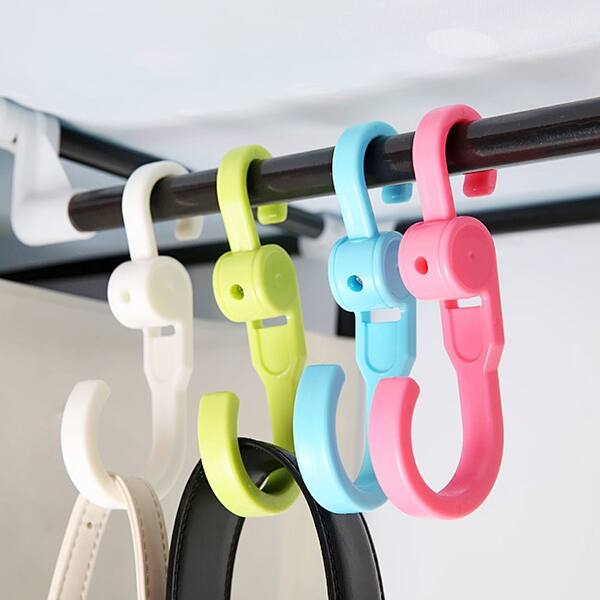 Shop Household Plastic Double Sides Clothes Coat Hanging Rod
