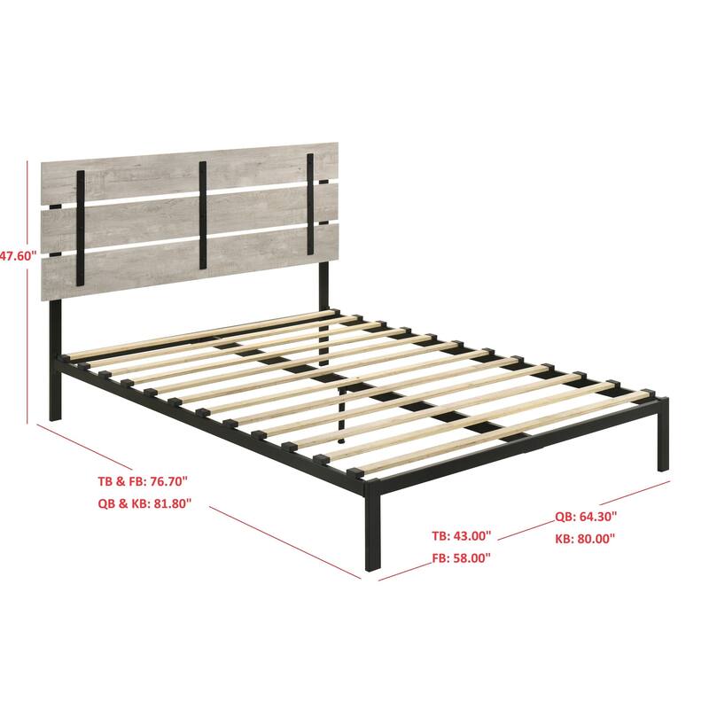 Hayward Metal Platform Bed