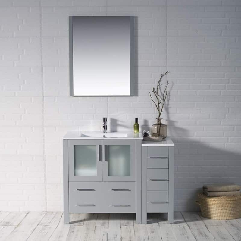 Blossom Sydney 42 Inch Solid Wood Bathroom Vanity with Sink & Cabinet