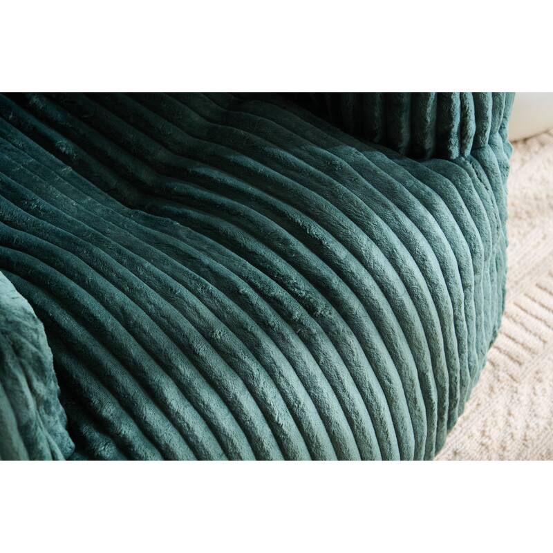 Corduroy Fabric Bean Bag Chair Filled With Memory Sponge