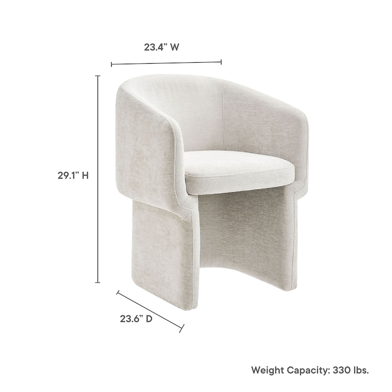 Verity Chenille Dining Armchair