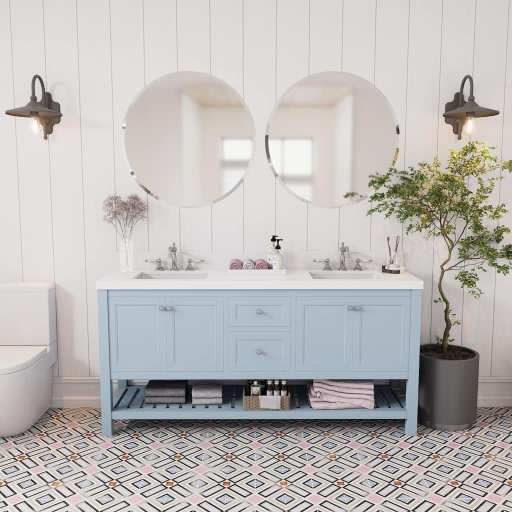 Merola Tile Vaudeville Octagon Deco Ritter with Taco Pink 7-7/8" x 7-7/8" Porcelain Floor and Wall Tile