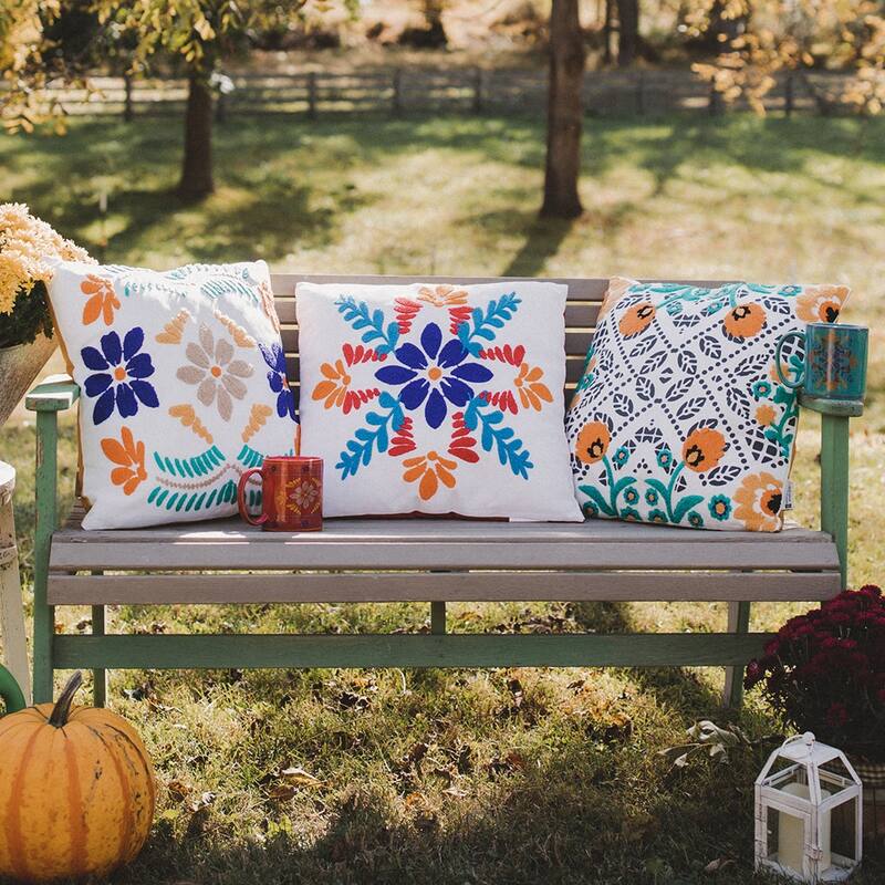 Paseo Road by HiEnd Accents Bonita Southwestern Floral 4-Piece Mug Set