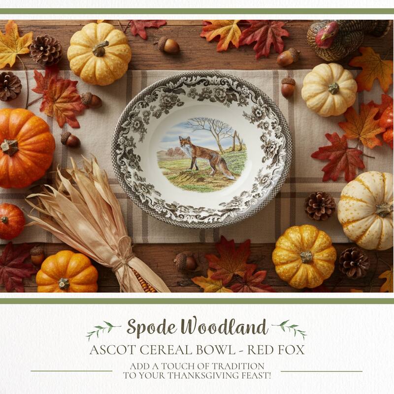 Spode Woodland Ascot Cereal Bowl