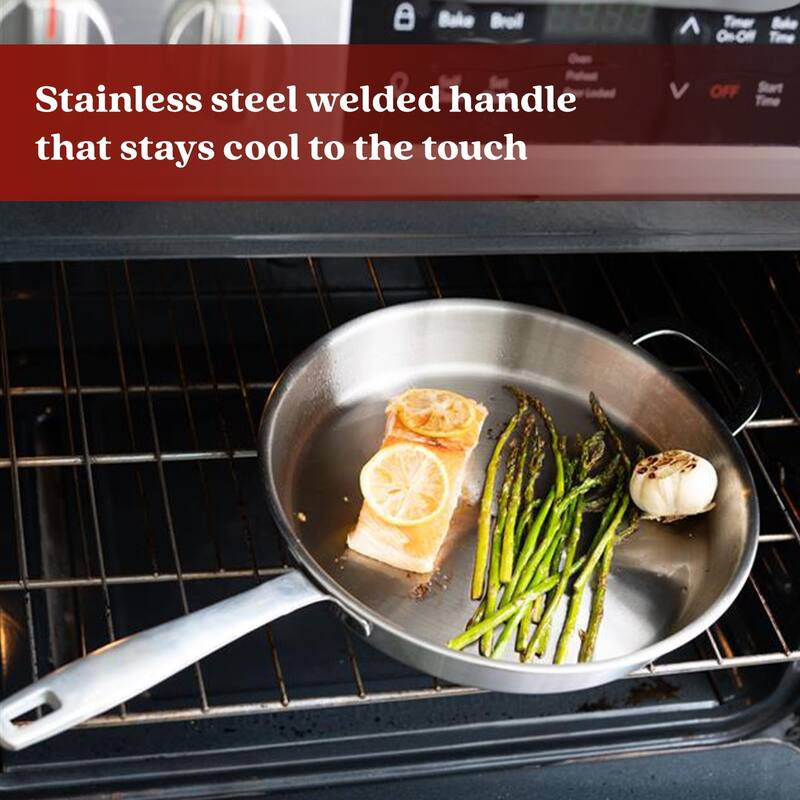 Alva Maestro 5-Ply Stainless Steel Cookware Set - Non-Toxic Pots & Pans