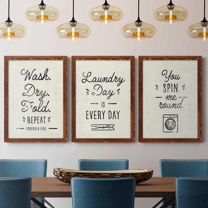 Laundry Room I-Premium Framed Canvas - Ready to Hang - Multi-Color