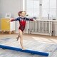 preview thumbnail 2 of 28, 7 Feet Folding Portable Floor Balance Beam with Handles for Gymnasts