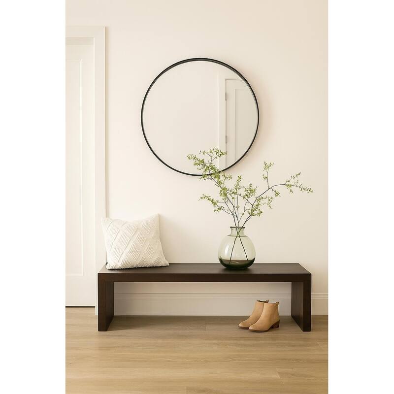 Timbergirl Dark Walnut Mango Wood Bench - 60"