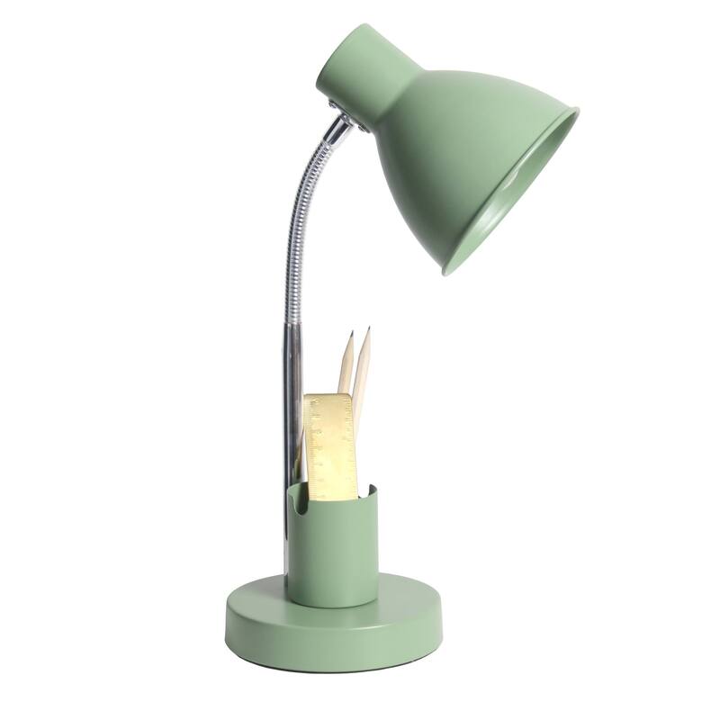 Gooseneck Desk Lamp with Adjustment Shade - 16.25" - Sage Green