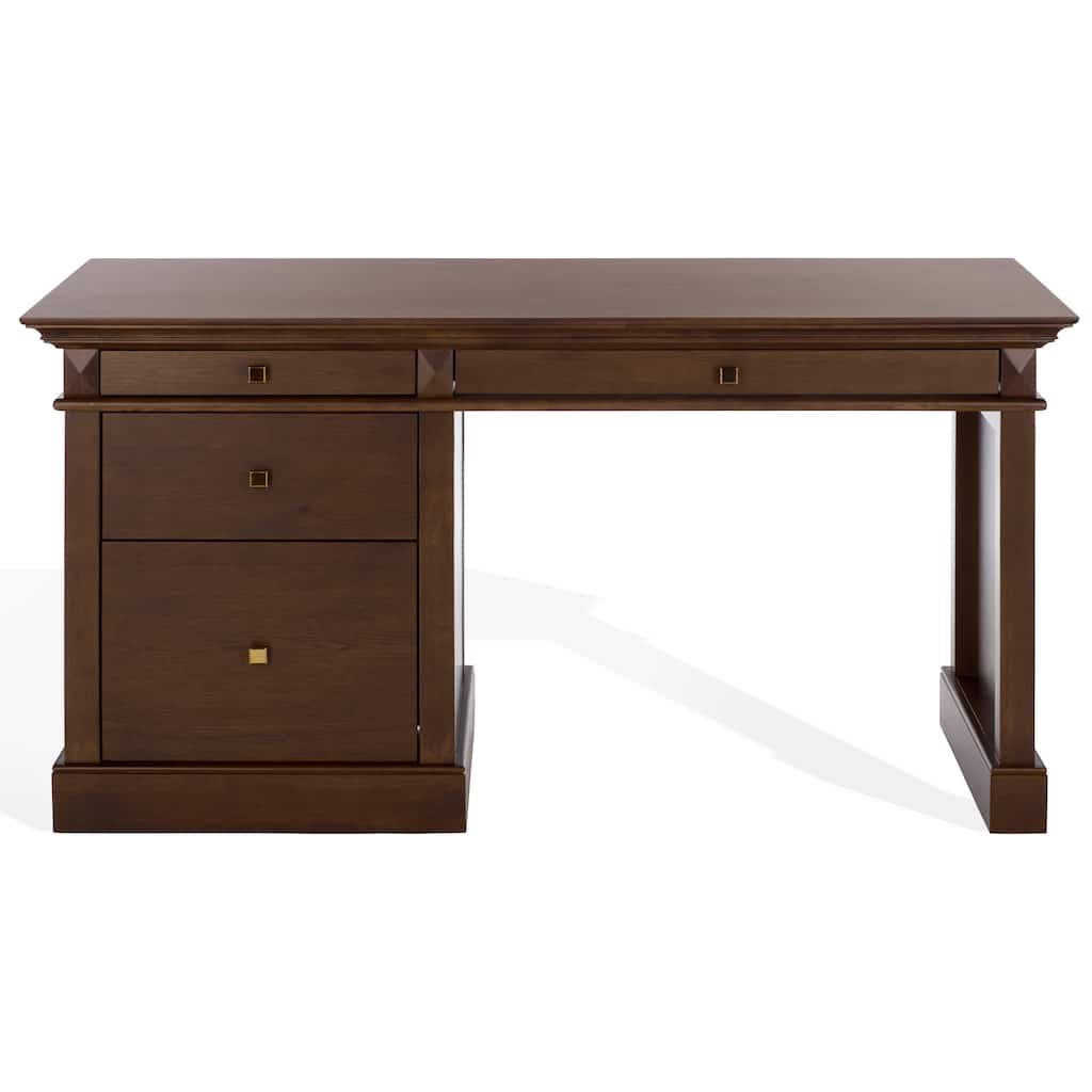 SAFAVIEH Couture Francesco 4-Drawer Wood Desk