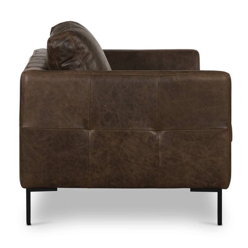Poly & Bark Calle 90" Sofa - Full Grain Genuine Italian Leather