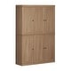 Palace Imports Premium 100% Solid European Oak Hardwood Modular Dining ...