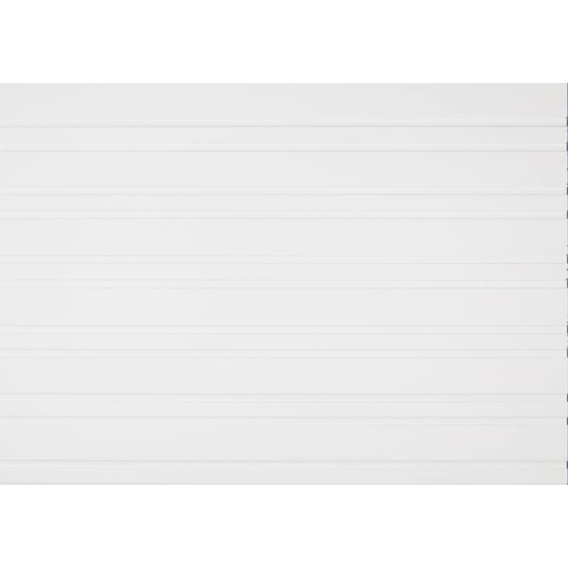 Modern White & Cherry 2-Drawer Nightstand w/ Gold Trim for Bedroom