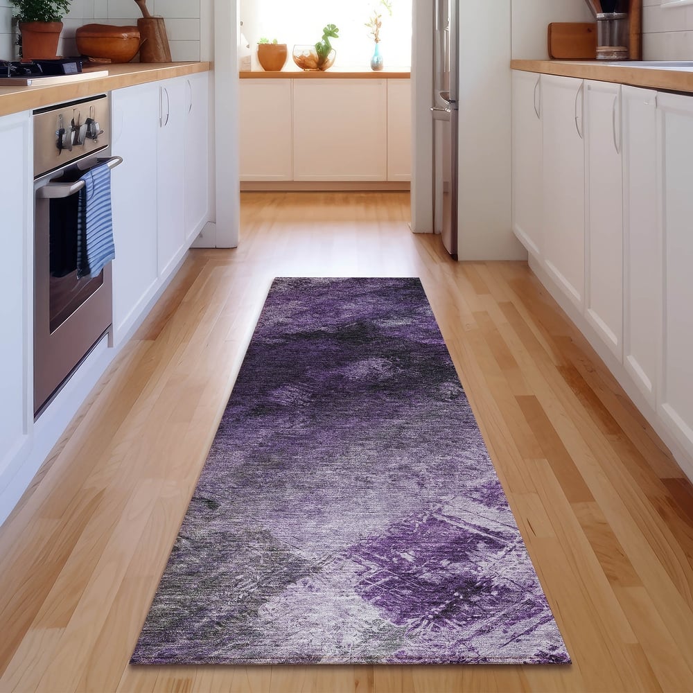 Premium Washable Super Soft Contemporary Abstract Mayfield Rug