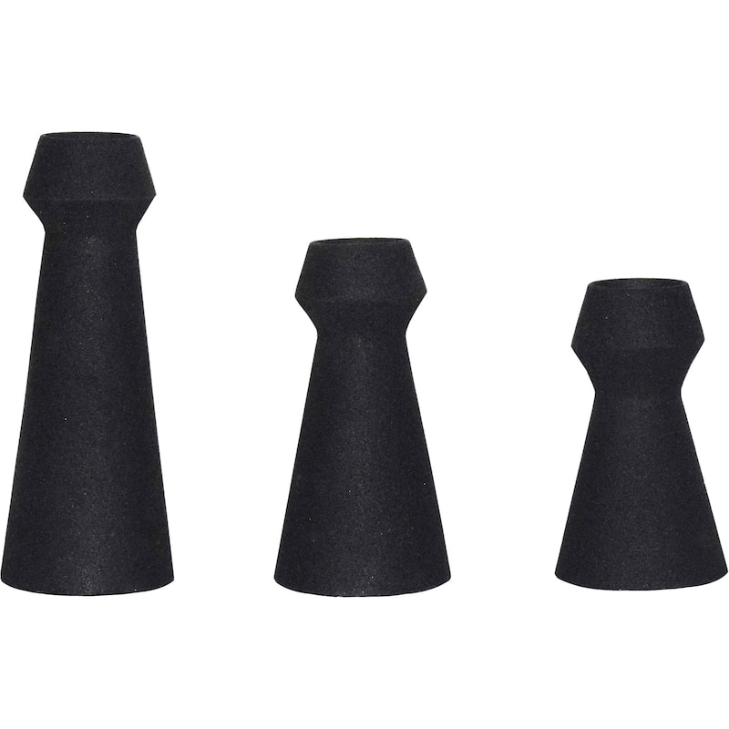 Renwil Granfeld Indoor Iron Vase, Matte Black