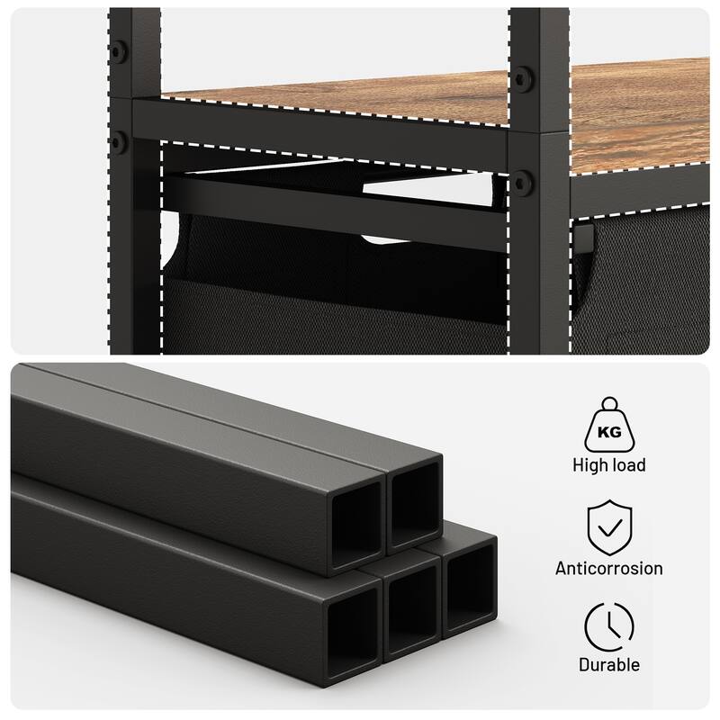 Laundry Sorter 112L/142L/170L Laundry Hamper Organizer Laundry Basket with Removable Bags