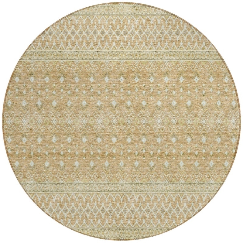 HomeRoots Tribal Transitional Rectangle Outdoor Rug