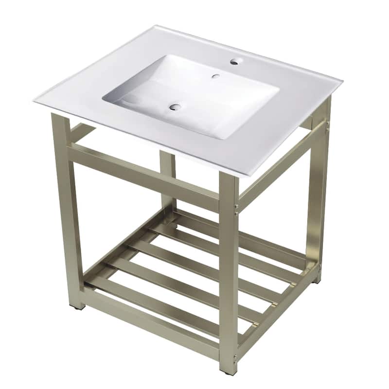 Kingston Brass 25" Wide Ceramic Console Sink