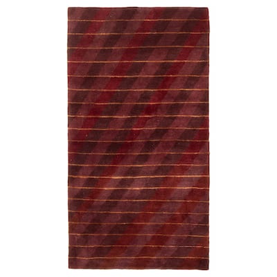 ECARPETGALLERY Hand-knotted Opulence Burgundy Wool Rug - 3'0 x 5'8