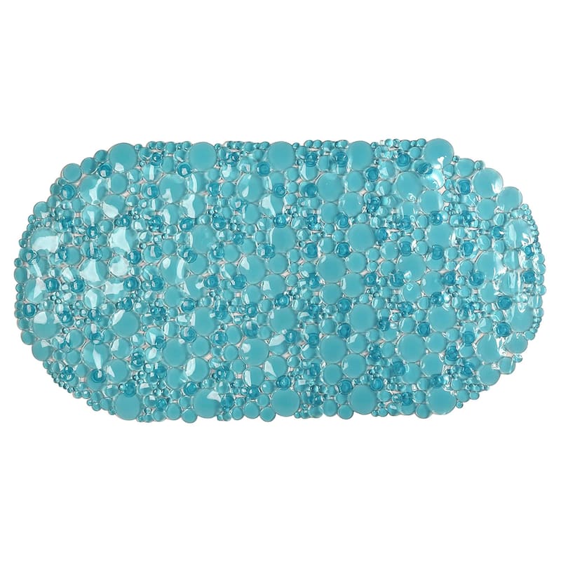 Bubbles Non-Slip Oval Bathtub Mat 28 L x 15 W