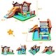 preview thumbnail 4 of 12, Kids Inflatable Bounce House Jumping Castle Slide Climber Bouncer - Multi - 153.5''x 120''x 86.5''(L x W x H)