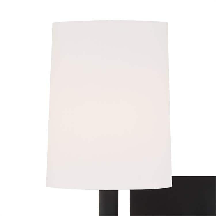 Bromley 2 Light Black Forged Wall Mount - 13.75'' W x 18.37'' H x 7.125'' D