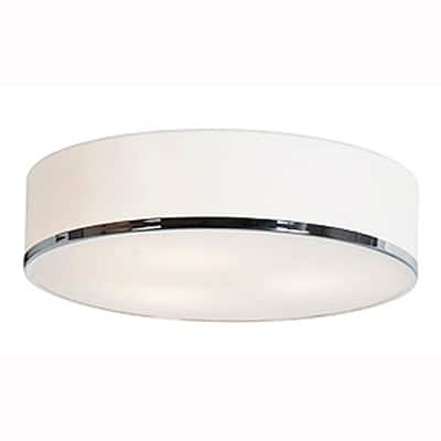Access Lighting Aero Flush Mount - 15.75" - Chrome Finish - Replaceable LED - Bulb Included