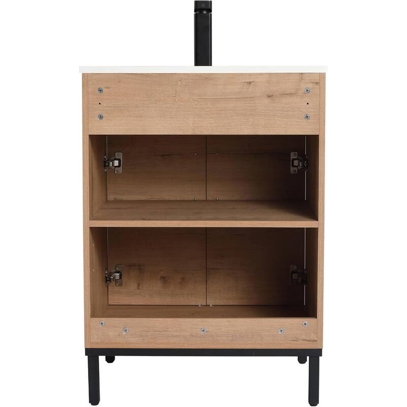 Blossom 24-Inch Freestanding Bathroom Vanity with SMC Sink