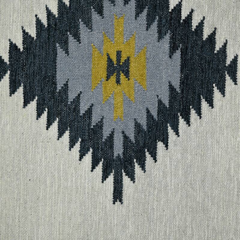 The Curated Nomad Sorrel Southwestern Flatweave Area Rug