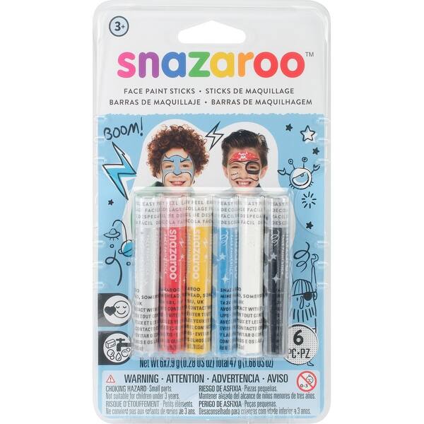 Shop Snazaroo Face Painting Sticks 6 Pkg Adventure Adventure