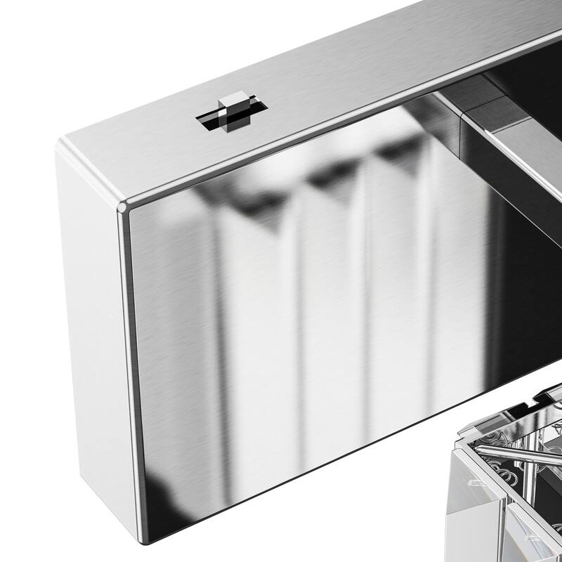 YANSUN 4-Light Vanity Light with Chrome Frame and Crystal Shades for Bathroom or Vanity