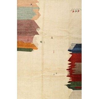 Ahgly Company Machine Washable Contemporary Sun Yellow Area Rugs - Bed ...