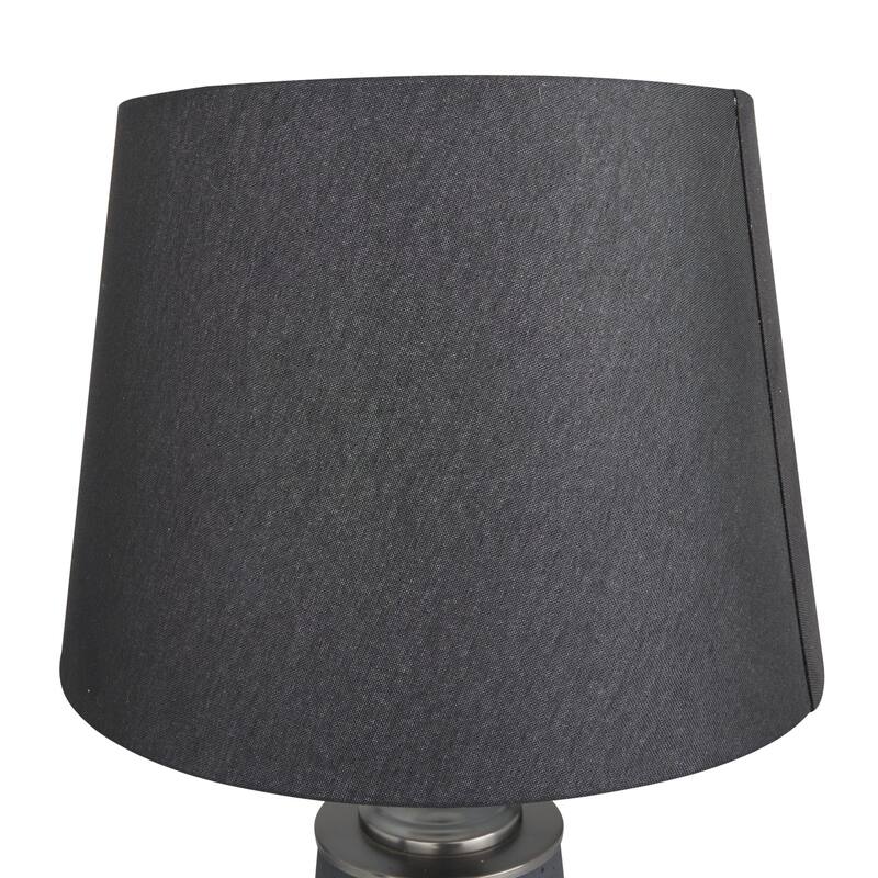 Cement Stone Room Table Lamp - Black - Roche River Decor