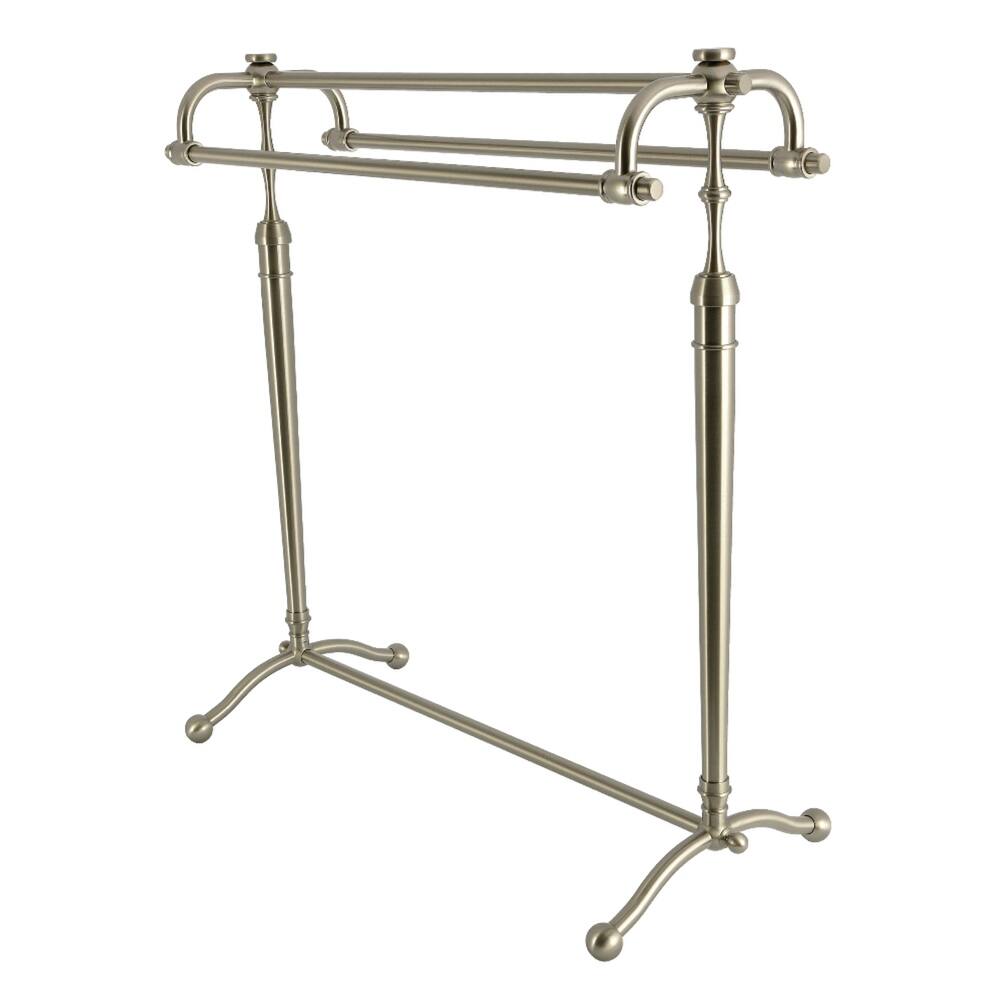 Kingston Brass Warwick 28" Freestanding Pedestal 3-Tier Towel Rack