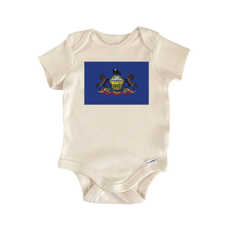 Pennsylvania - Baby Boy Girl Clothes Infant Bodysuit Funny Cute - Pink - 0-3M