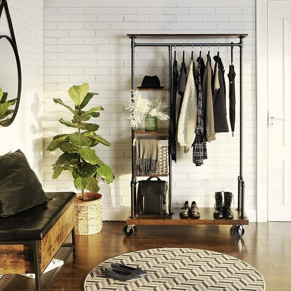 Farmhouse garment rack sales