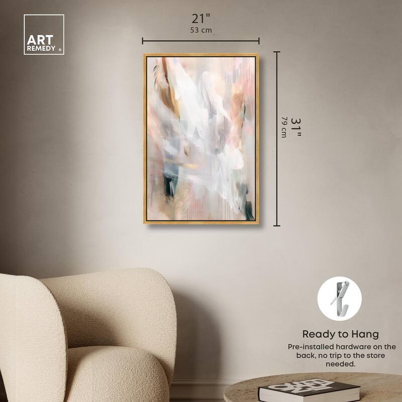 Drifting Colors I Canvas by Art Remedy