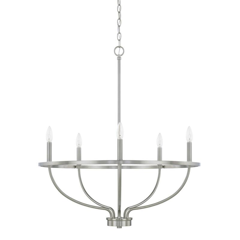 Greyson 5-light Chandelier - Brushed Nickel