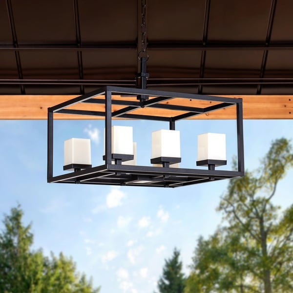 Battery operated outdoor lights top with remote control