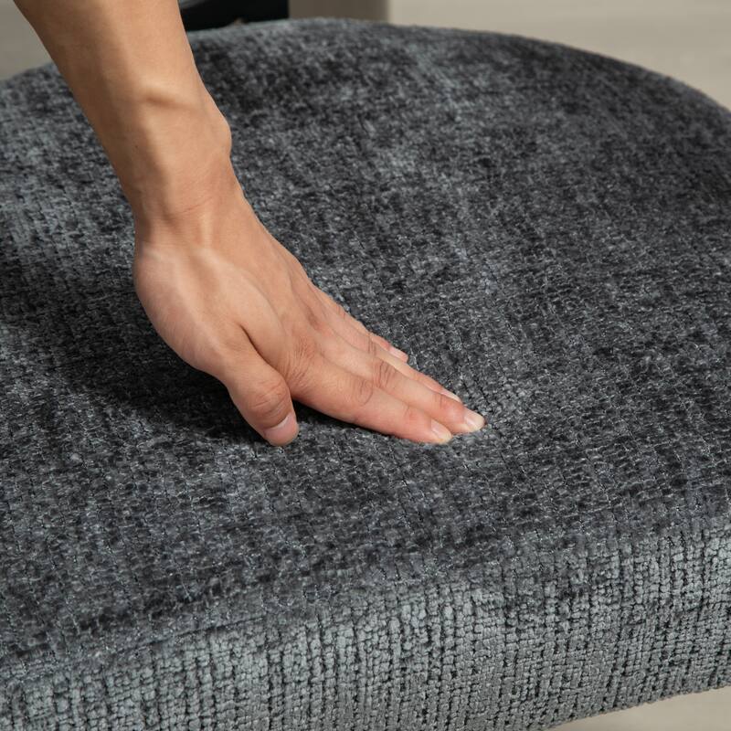 Fabric Upholstered Kitchen Side Dining Chair with Cushion, Backrest, Non Slip Feet for Dining Room Kitchen Living Room Bedroom