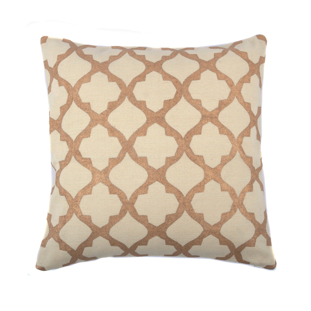 Jiti Indoor Tile Geometric Mixed Patterned Cotton Accent Square Throw Pillows 20 x 20