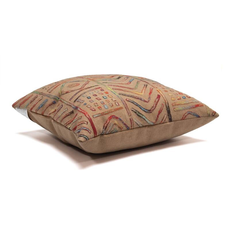 Liora Manne Visions IV Bambara Indoor/Outdoor Pillow Multi 20" x 20"