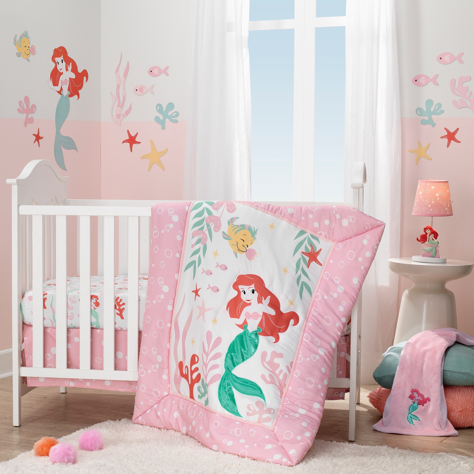 Soho mermaid crib sales bedding