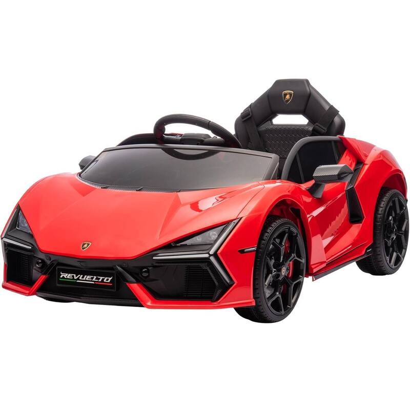 12V Kids Ride on Car Toy, Licensed Lamborghini Revuelto for Kids Best Gift - Red