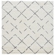 preview thumbnail 101 of 154, SAFAVIEH Arizona Shag Nevada 1.2-inch Thick Rug 6'7" Square - Ivory/Grey