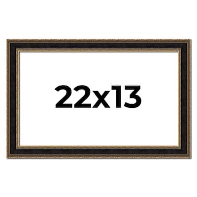 22x13 Frame Gold Antique Vintage Sold Wood Picture Frame | 1.75 Inch