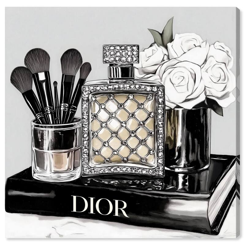 Classy Ink Glam Setup Canvas by Art Remedy, Gallery Wrapped - 30" x 30"