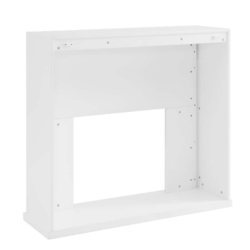 SEI Furniture Stadderly Mirrored Fireplace - 44"W x 14"D x 40"H