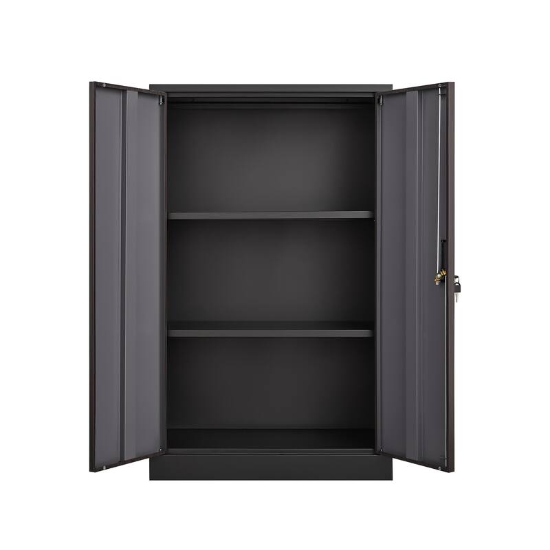 Metal Storage Cabinet With Locking Doors And Adjustable Shelf, Folding Filing Storage Cabinet , Folding Storage Locker Cabinet